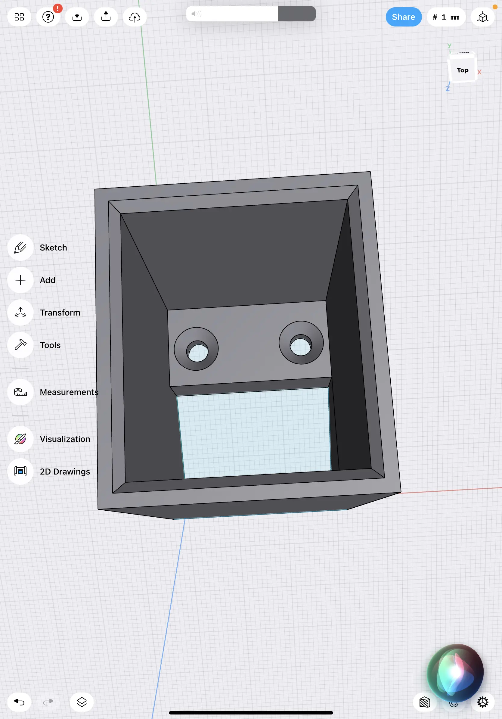 Battery holder screw on Ryobi 18v