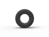 Pulling truck tire 1 Scale 1:10-4
