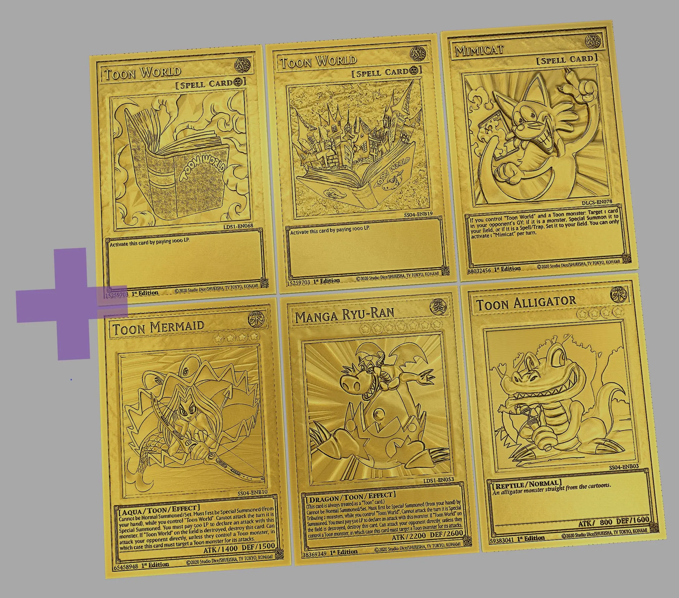 toon world figur - yugioh