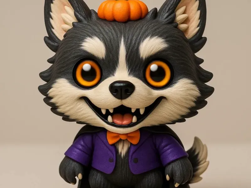 Lobisomem Action Figure Fofo Halloween