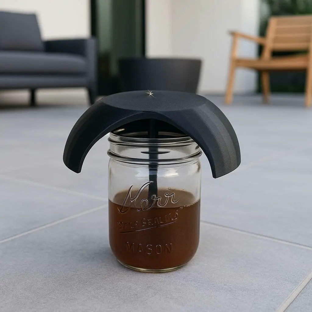 Outdoor/indoor fly trap customize the size for any container