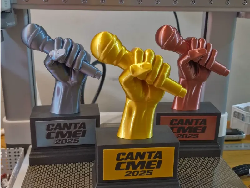 Troféu karaokê musical, Karaoke trophy music