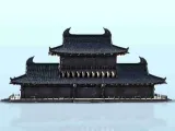 Asian palace with floor 23 - Japan China Korea Vietnam East-3