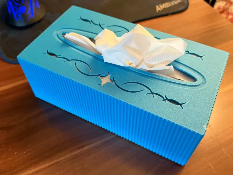 Tissue holder box cover