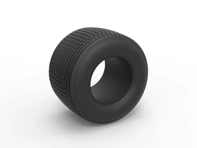 Dirt Sprint racing tire 10 Scale 1:25