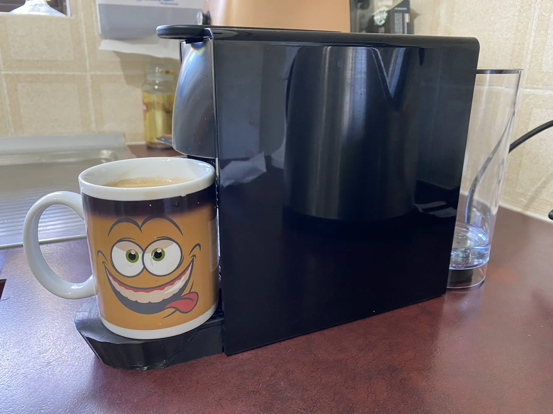 Breville Nespresso coffee maker tray for regular coffee mugs