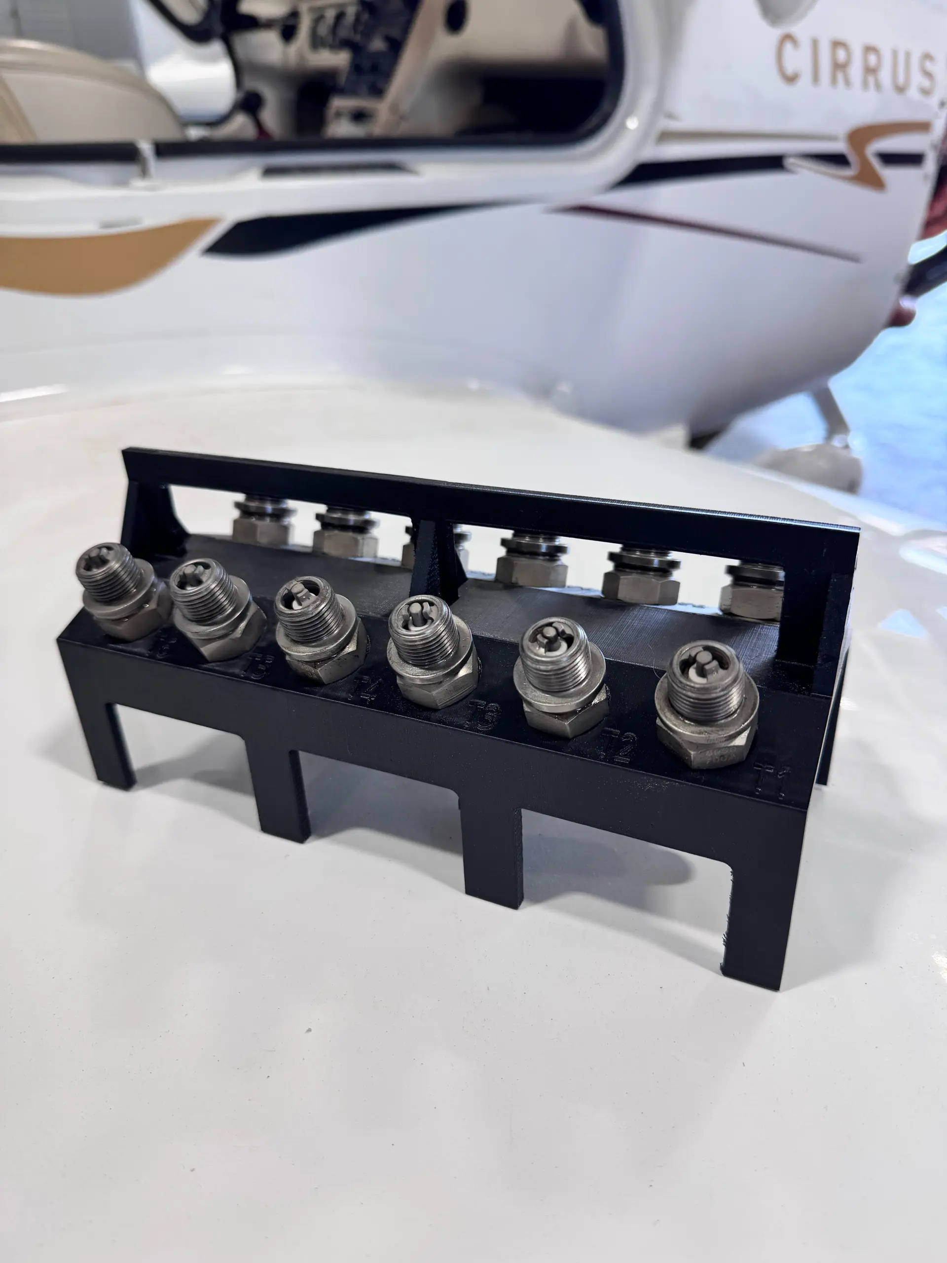 Aviation Spark Plug Tray