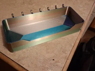 Peg board container