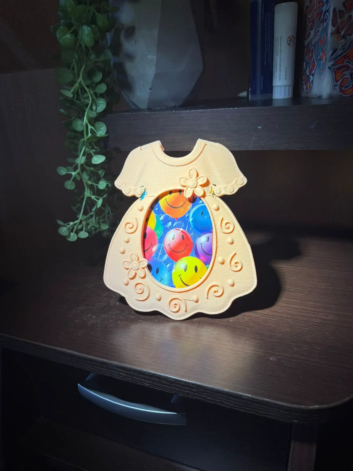 Little girl photo frame