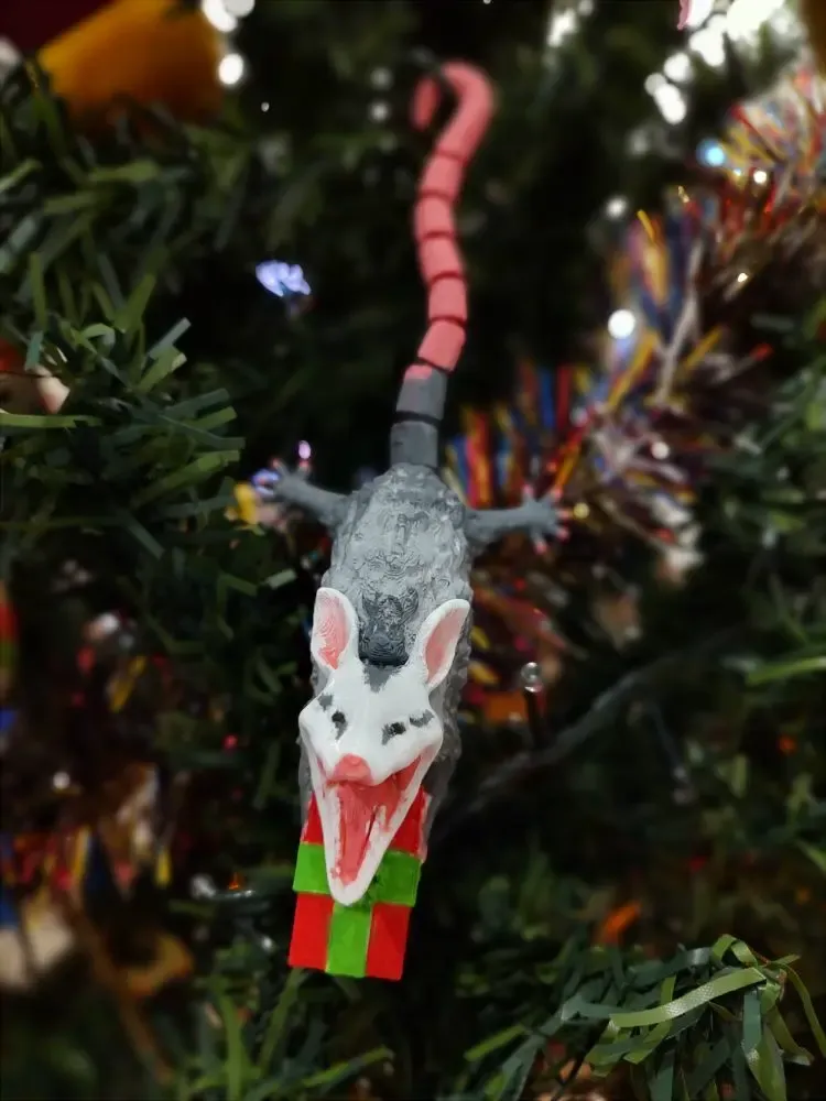 Holiday Ornament Opossums