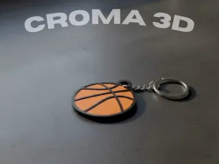 Basketball keychain