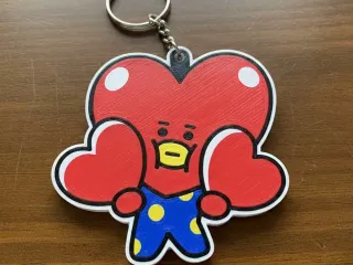Keychain BT21 - Tata 3 - stl/3mf