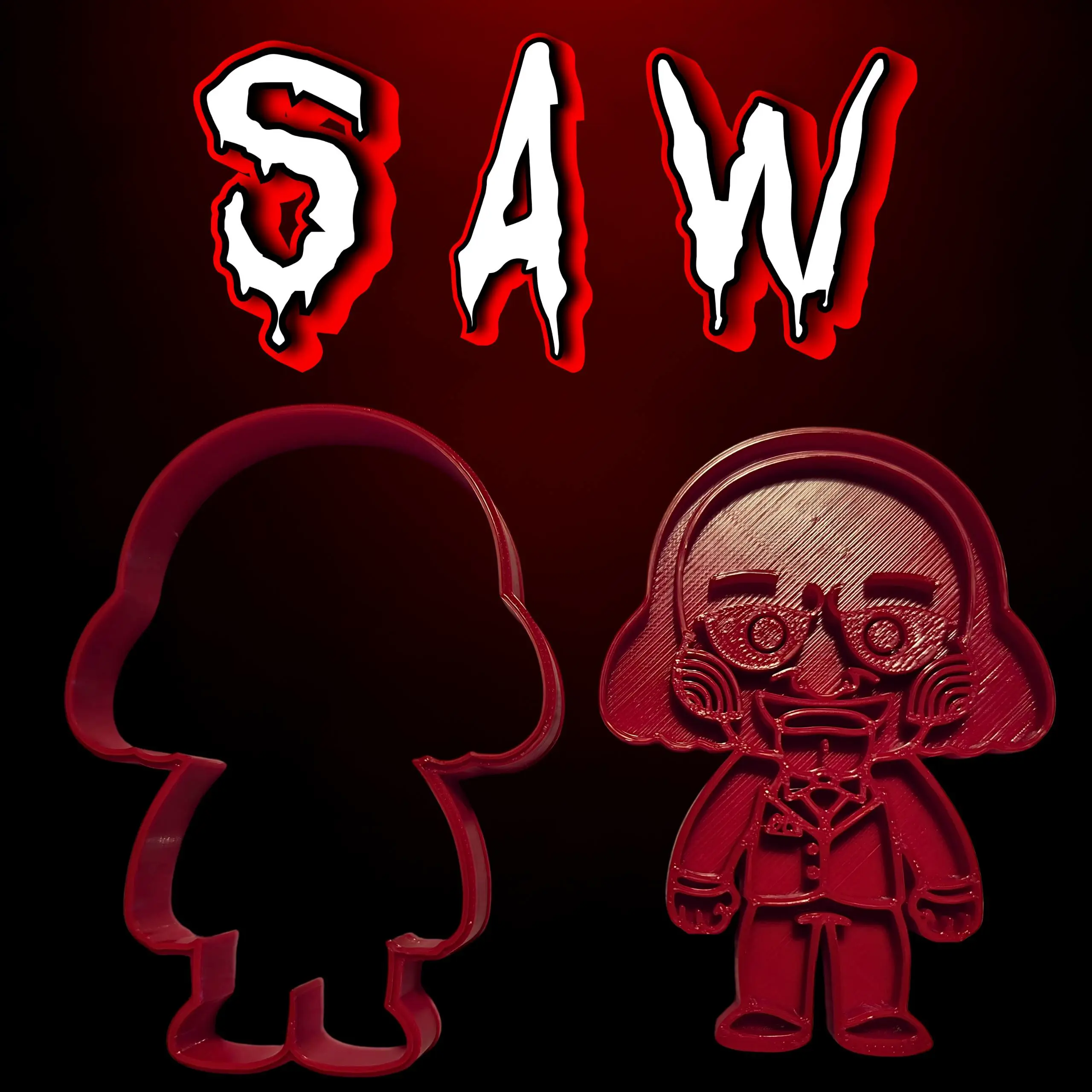 SAW-Billy the Puppet Cookie Cutter & Embosser