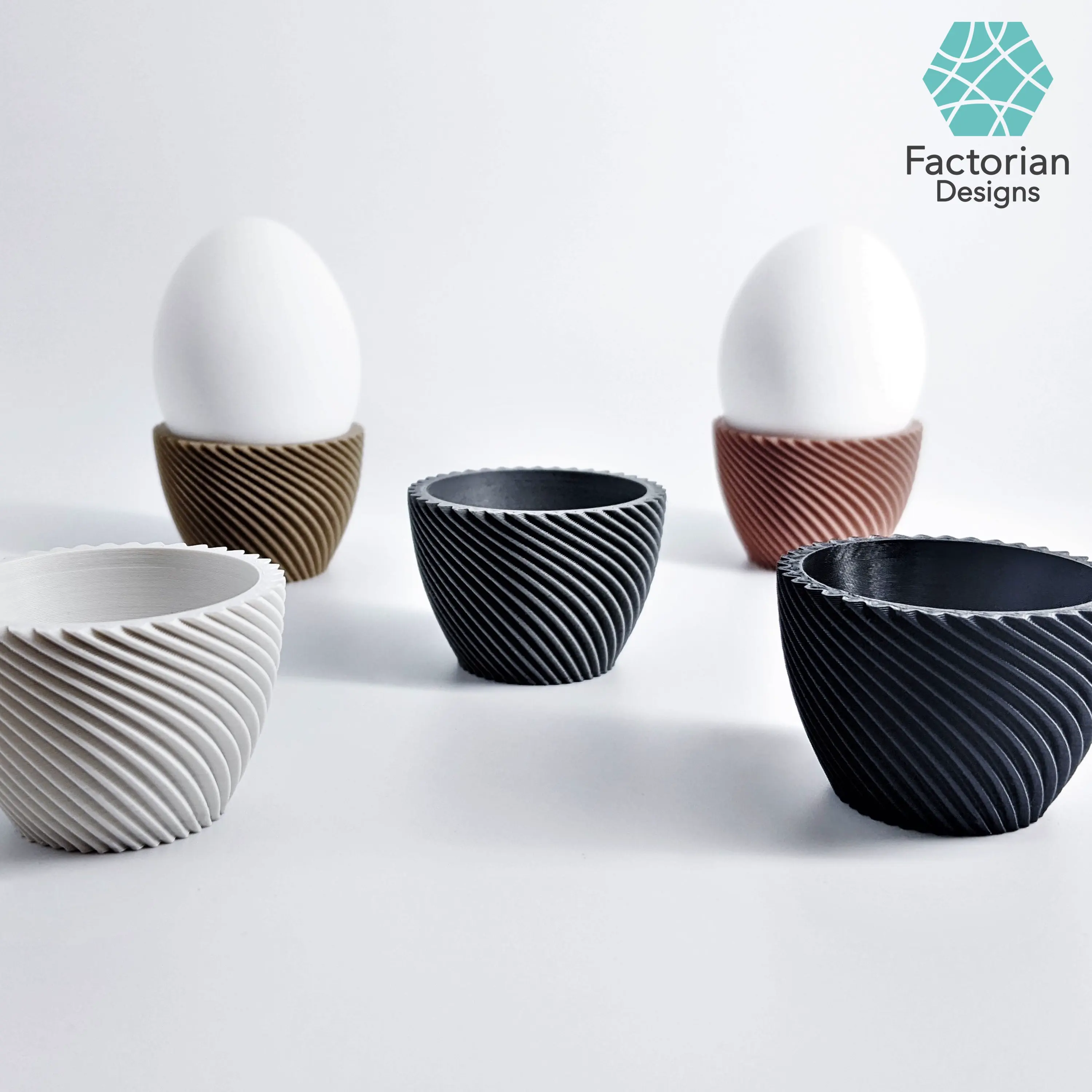 Eierdopje "Unbowed" 3D print Stl Bestand + Bambu Studio 3MF