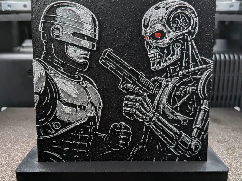 Epic 3D Fight: RoboCop vs Terminator