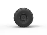 Offroad double wheel Scale 1:25-4