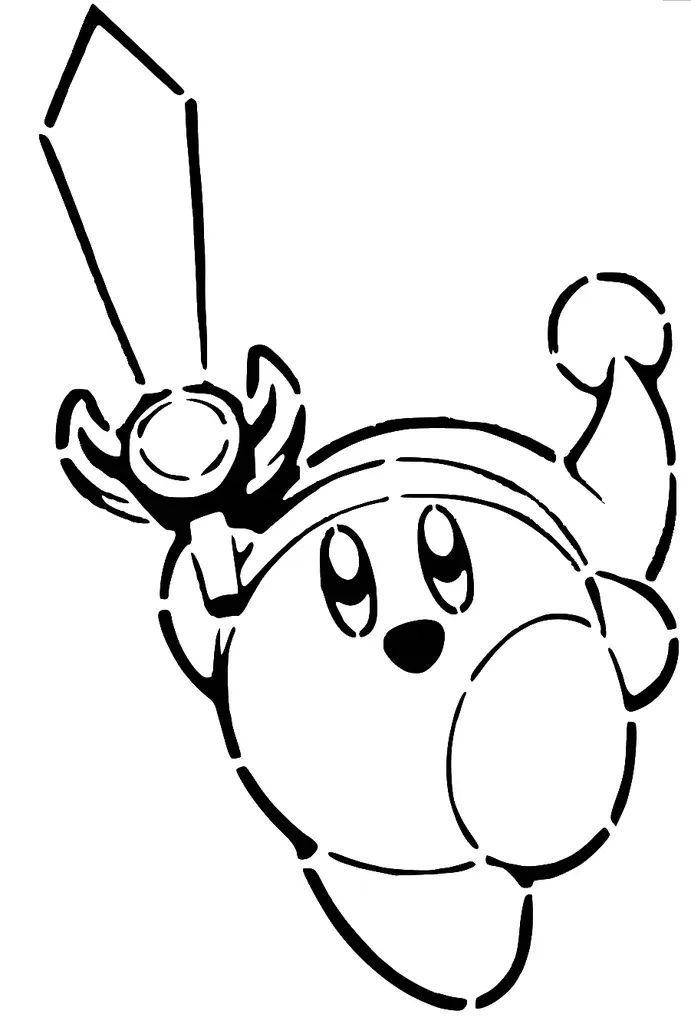 Kirby stencil 6
