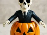 Skeleton In A Pumpkin-1