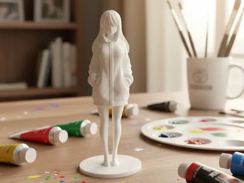 Anime girl in oversized hoodie