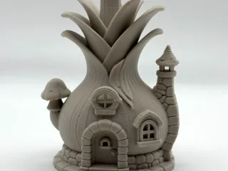 Leek Fairy House