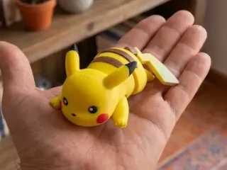 Pikachu Articulado Full Color - Keychain