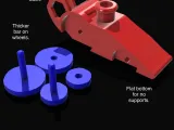 Balloon car (Easy assembly race car look.) v1 and v2-2