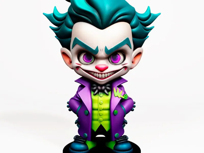 Joker Chibi - Heath Ledger 3D PRINTING