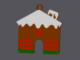 Gingerbread House - Earring & Pendant-0