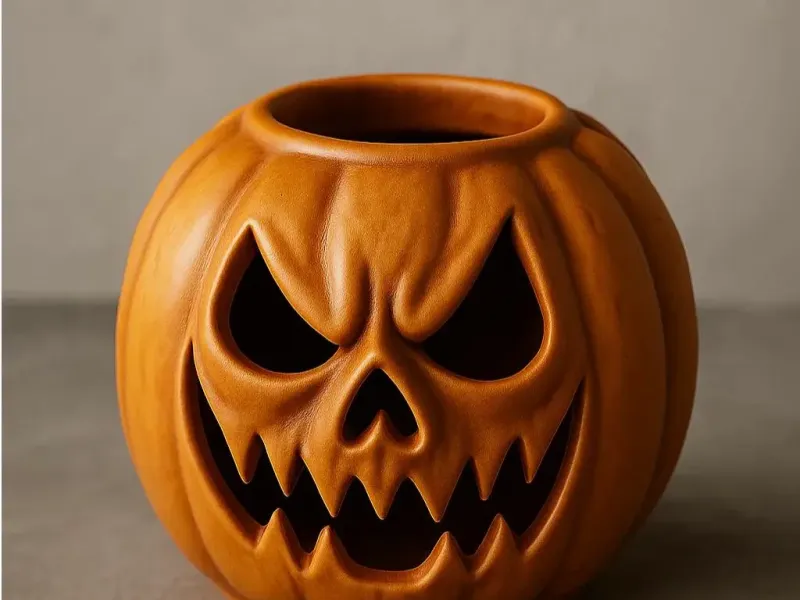 creepy Pumpkin Lantern (Halloween)