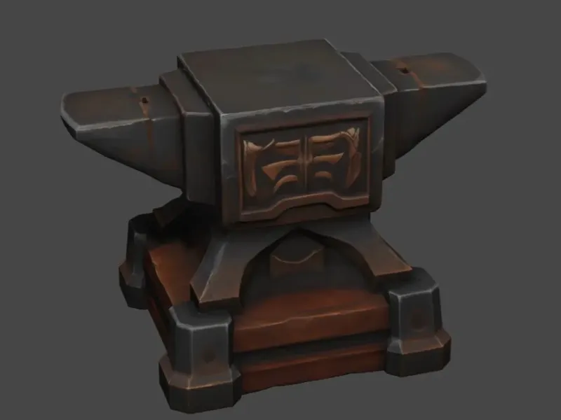 Ancient Anvil Artifact D&D tabletop miniature