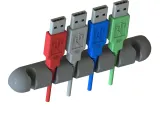 Cable Clip Organizer 6P – 3D Printable STL File-1
