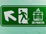 3D Printer Emergency Sign - Left Arrow Up-Left-7
