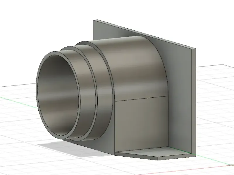 Table router aspiration connector to 100 mm hose/pipe