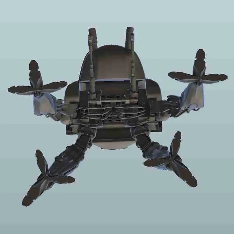 Robot Bot 4000 - ciencia ficción futuro 40k escenografía