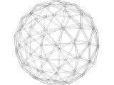 Wireframe Shape Pentakis Snub Dodecahedron-3