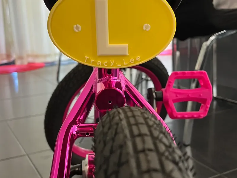 L-Plate saddle mount hit for Kids Bicycle