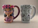 Moana-Inspired 3D Decor: Dreamy Island Mug-Pot-1