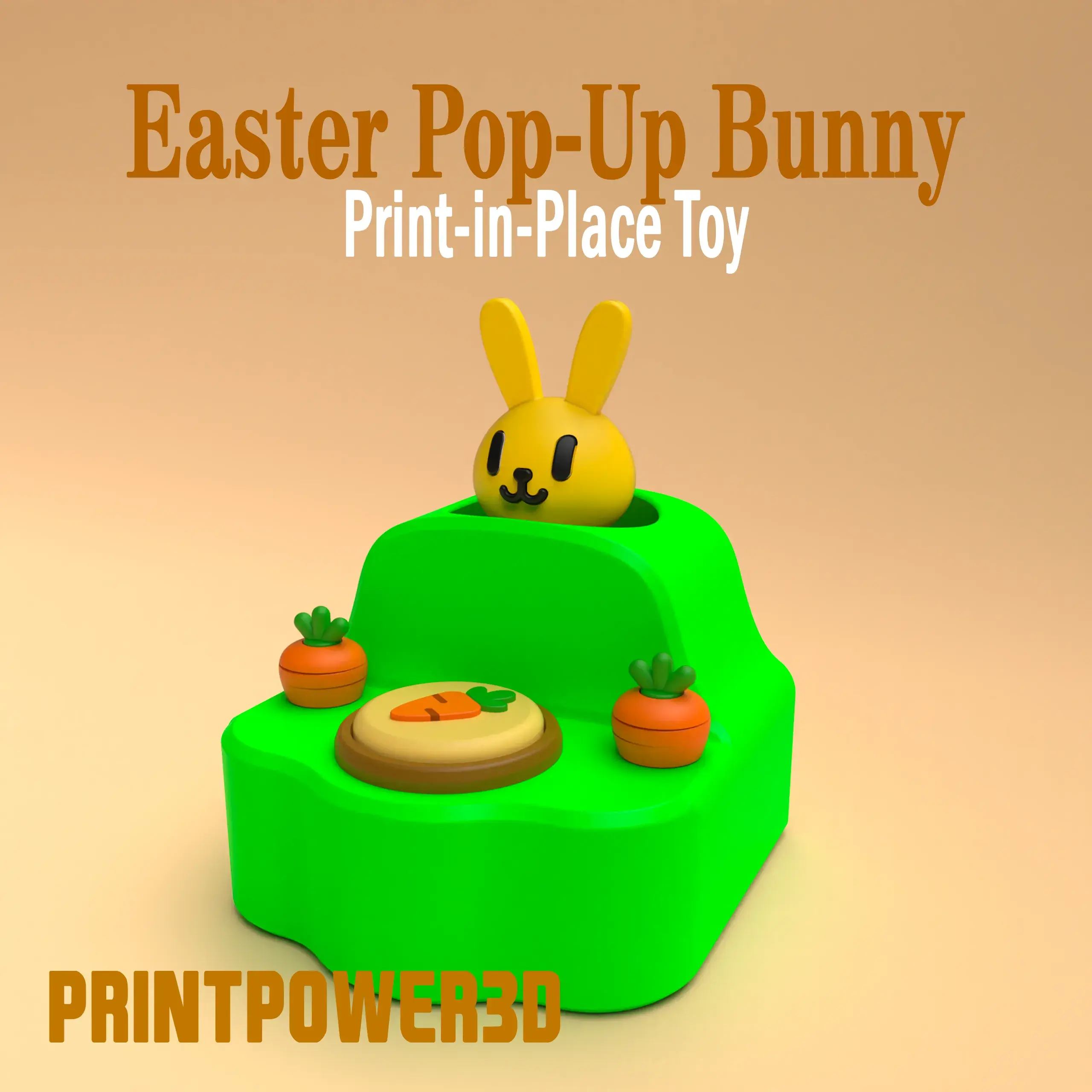 Easter Pop-Up Bunny - Fidget Toy - Jumping Bunny