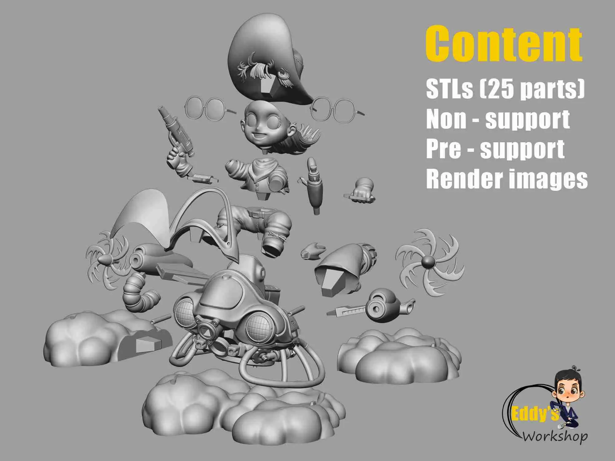 ARALE - 3D STL READY TO PRINT