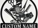 Barber WallArt Customizable With Stand-1