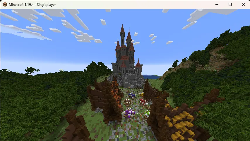 Minecraft Snow White Castle