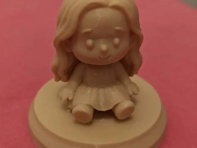 Girl with dress sculpture