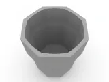 Flowerpot Low poly 1-2