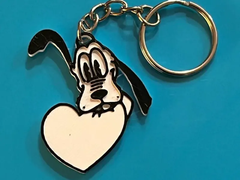 Keychain Pluto Love
