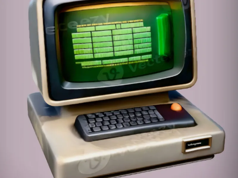 Vintage Desktop Computer 
