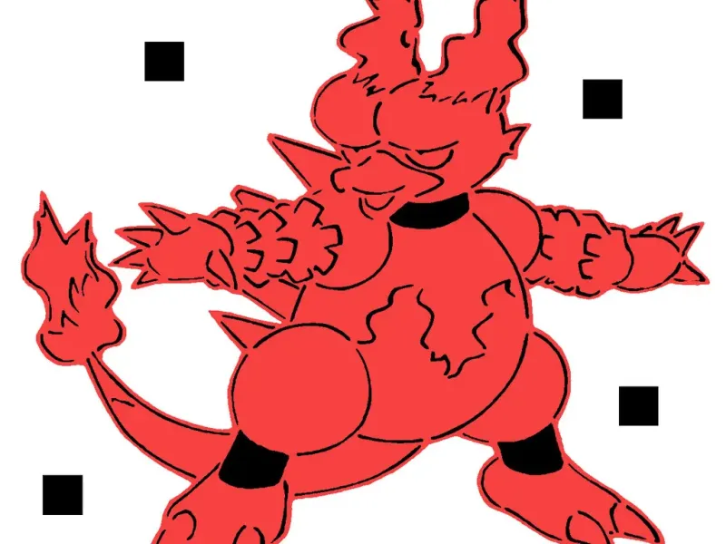 126 Magmar plantilla + 2D