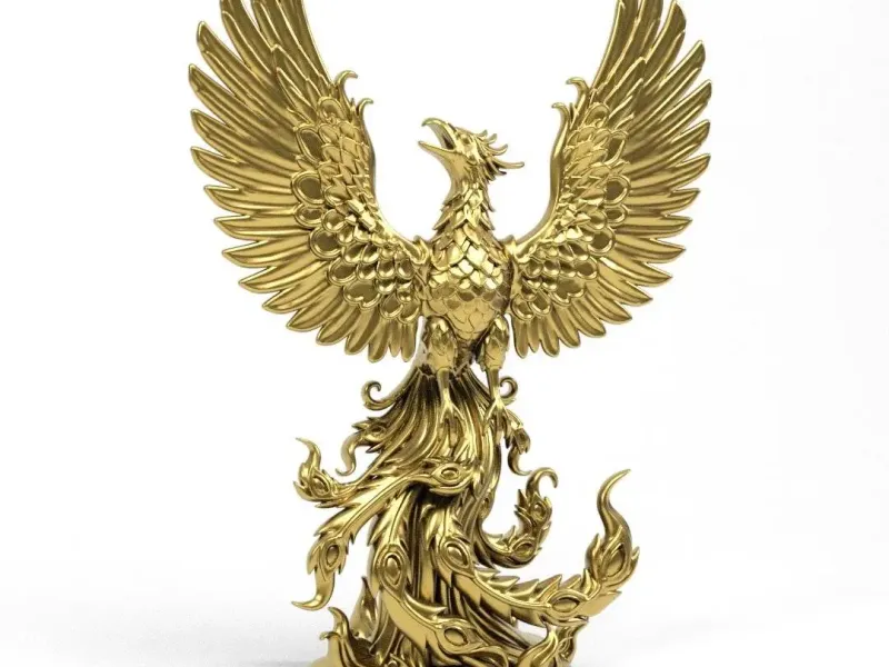 Phoenix sculpture