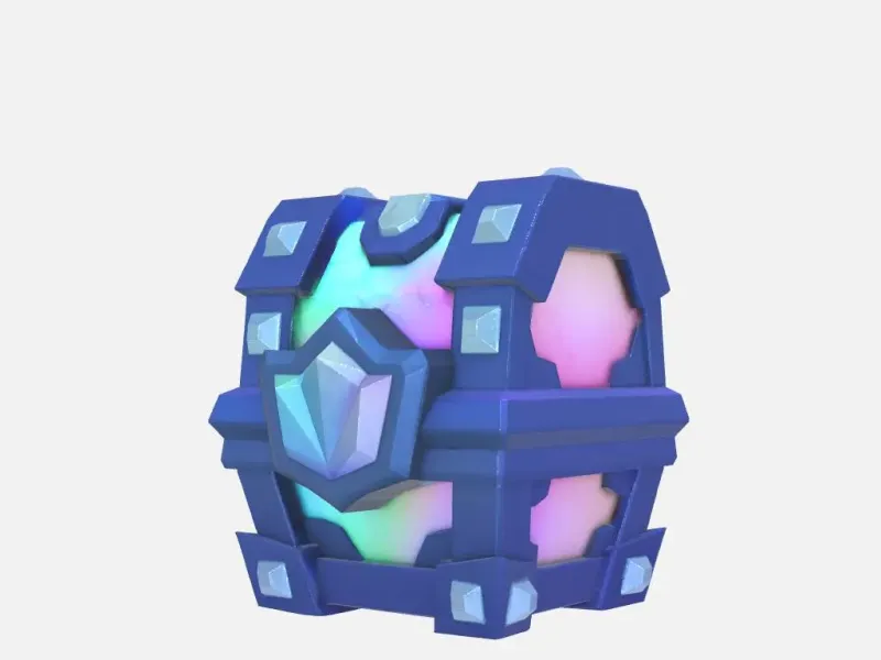 3D CLASH ROYALE CHEST