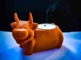 Vache à bougie-0