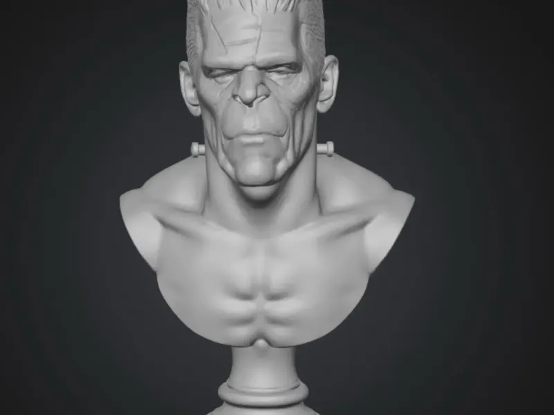 Frankenstein Bust
